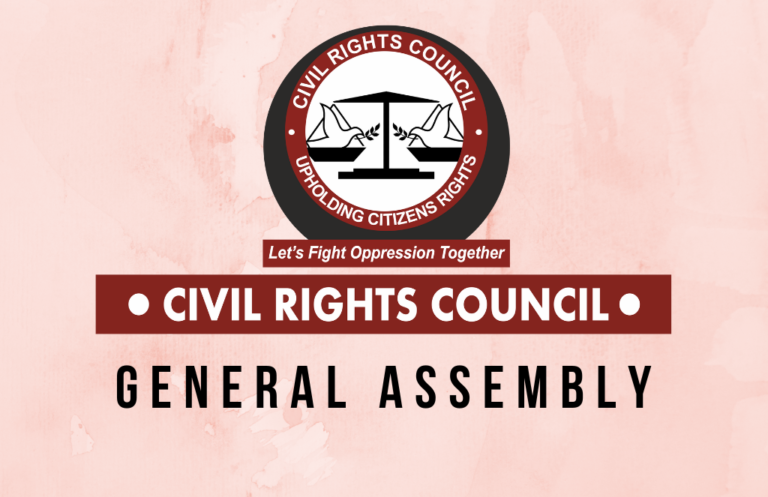 Civil Rights Council’s Virtual Assembly Addresses Key Issues and Plans for the Future